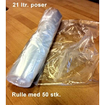Affaldspose for 21 ltr. spand - 50 stk. 