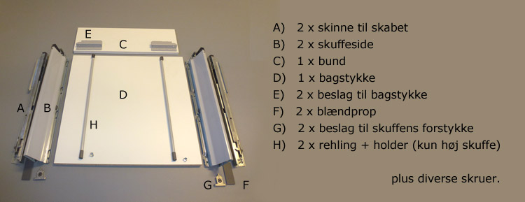 Køkkenrenovering. køb alt i byg selv tilbehør til dit køkken